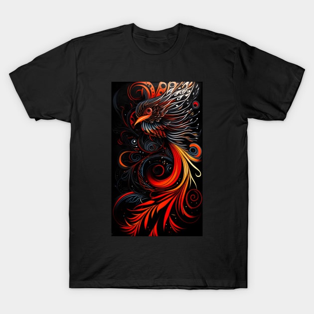 Firebird T-Shirt by Mistywisp